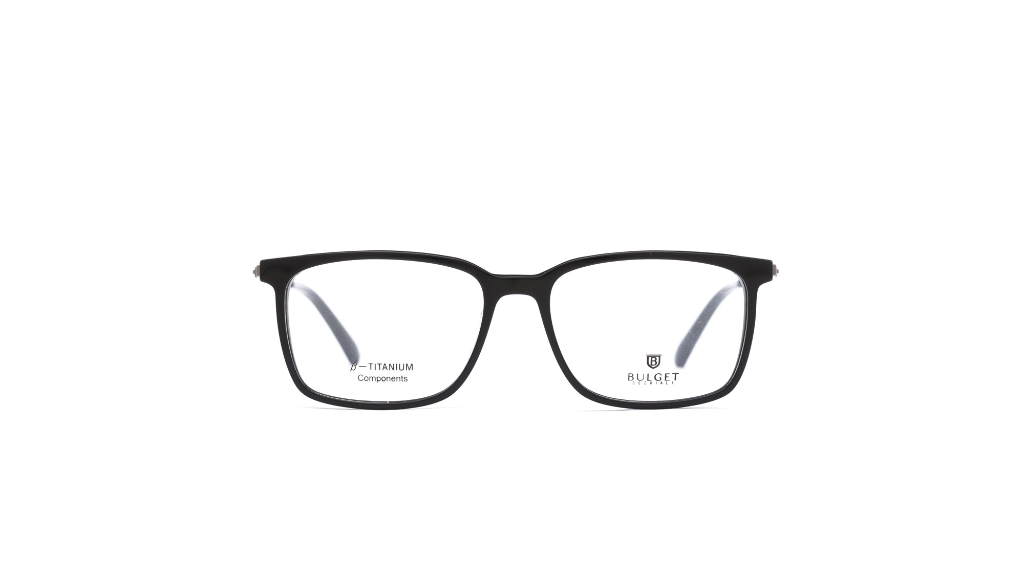 Bulget BG6486MT optical frame in colour A01, front view on a white background