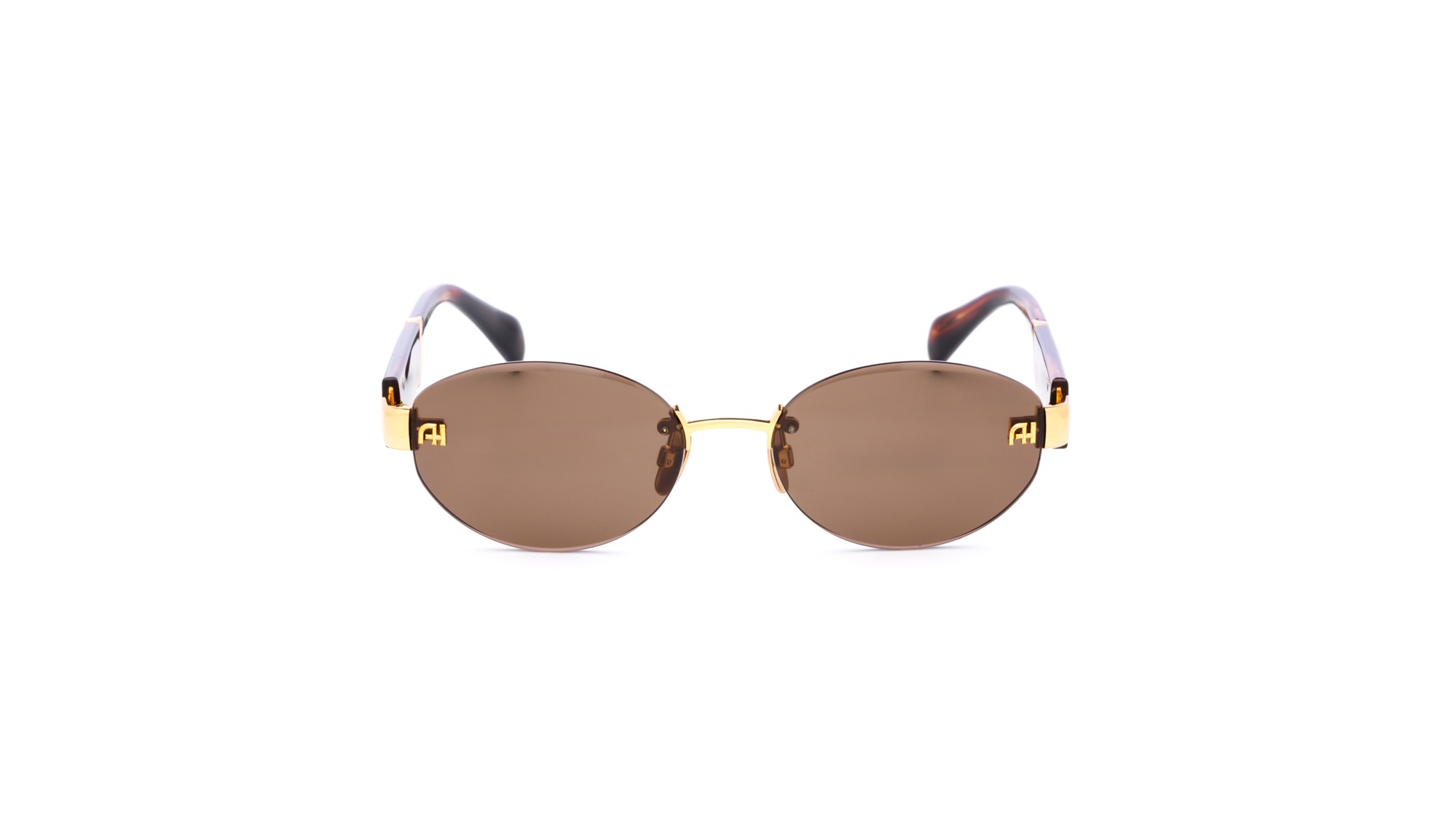 Ana Hickmann AH3317 sunglasses in colour 04D, front view on a white background