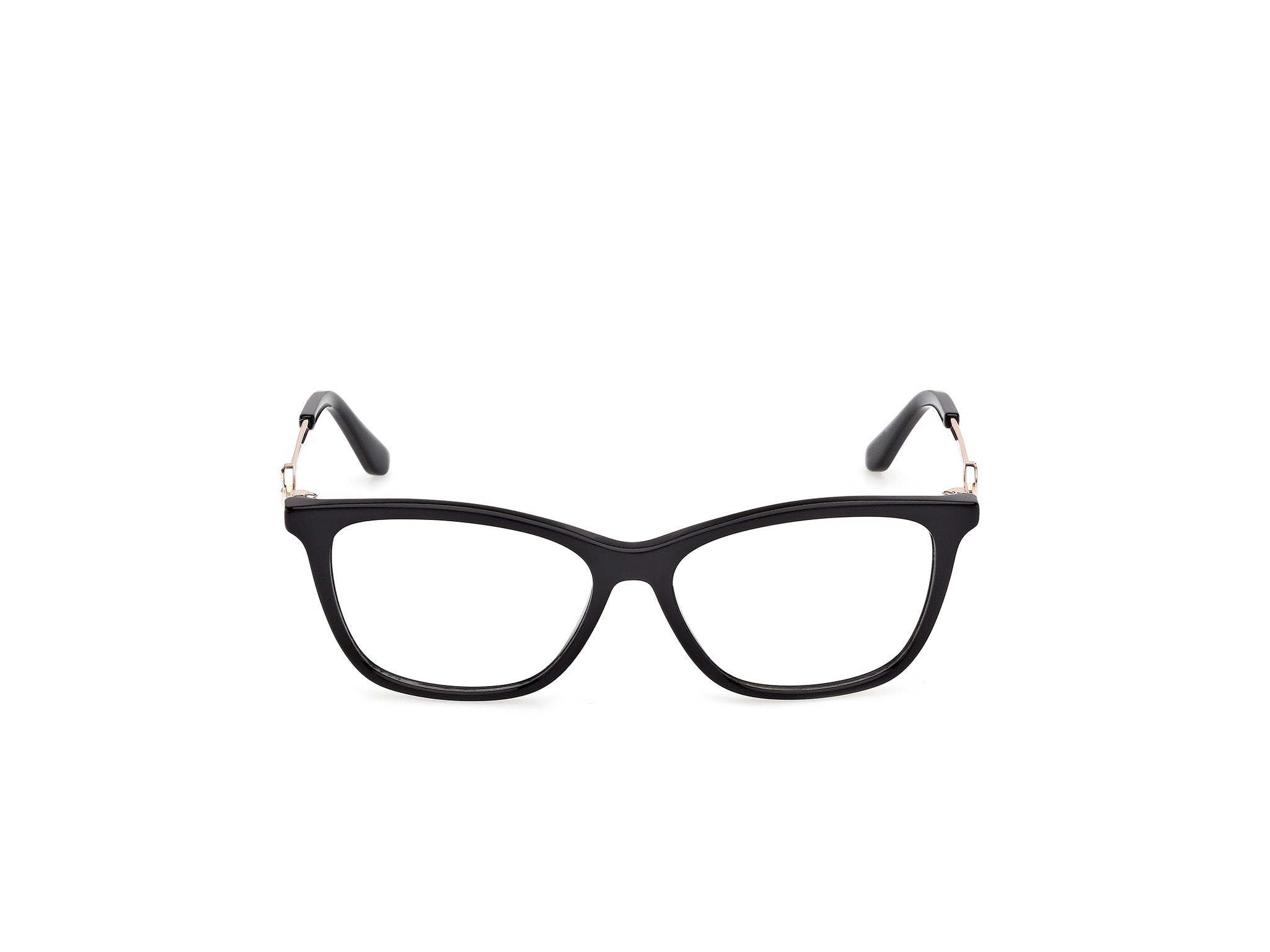 Guess GU50349 optical frame in colour 001, front view on a white background