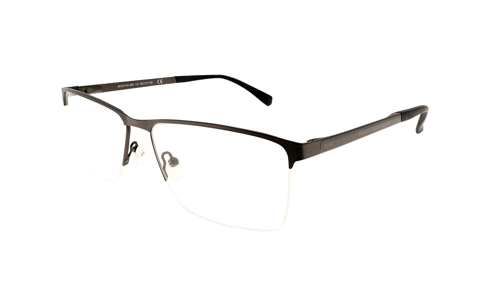 Avanglion AVO3730 optical frame in colour B, front view on a white background