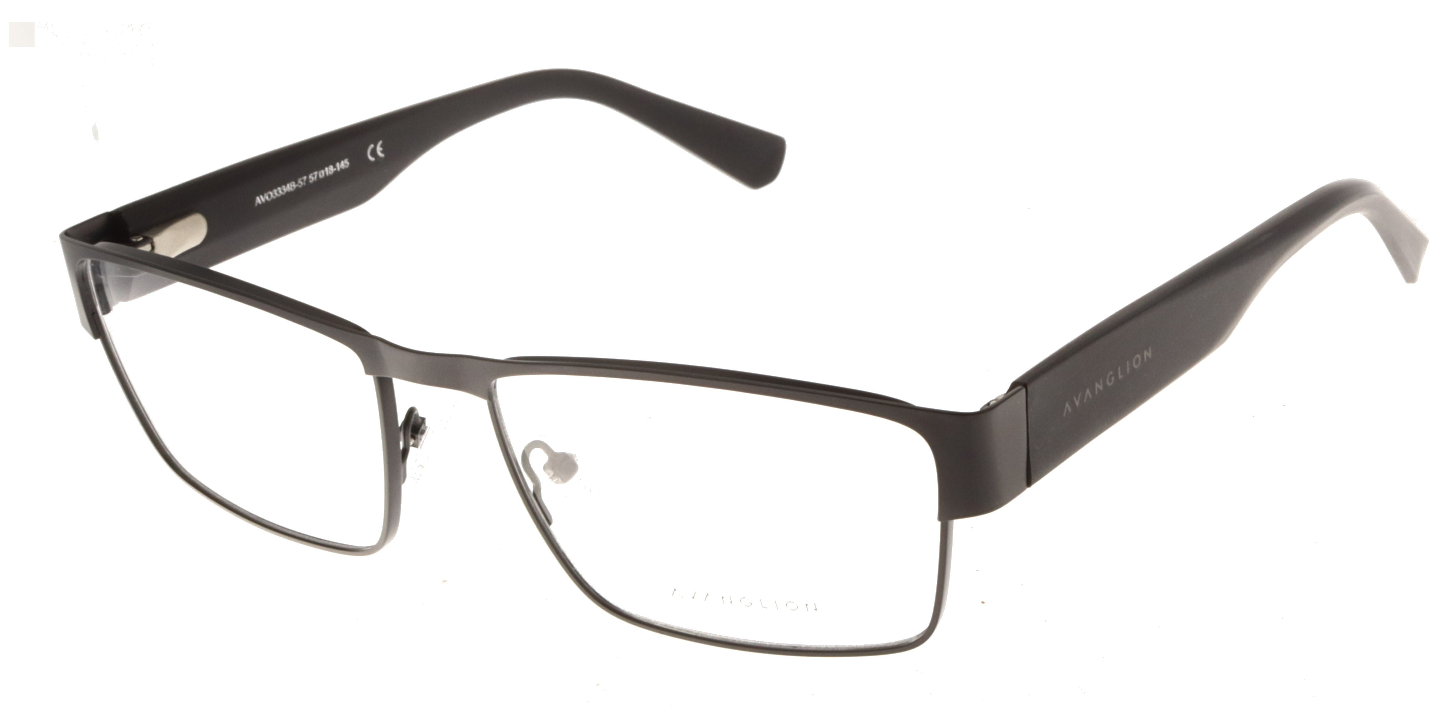 Avanglion AVO3334 optical frame in colour B, front view on a white background