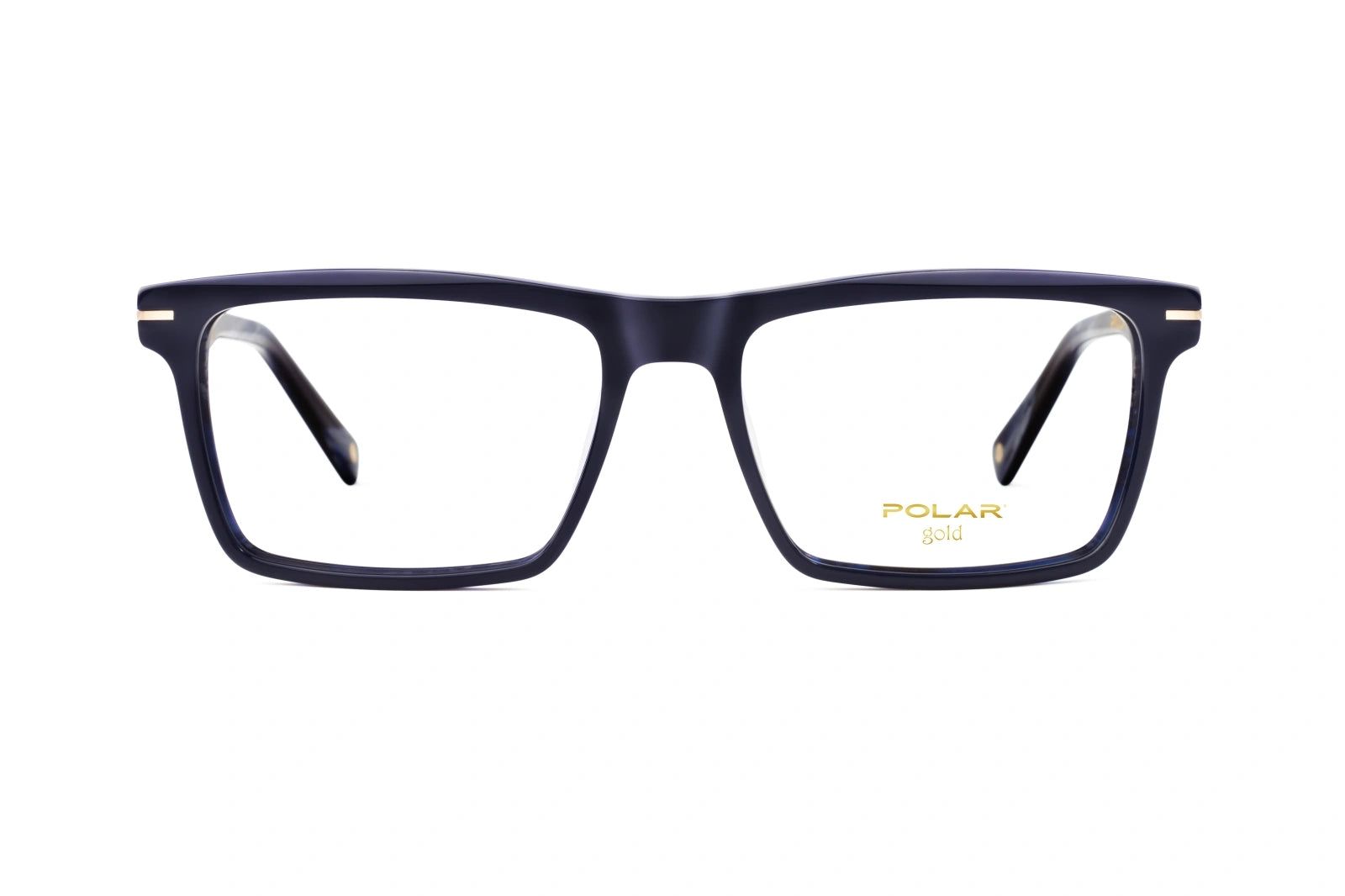 Polar Gold 93 optical frame in colour 20, front view on a white background
