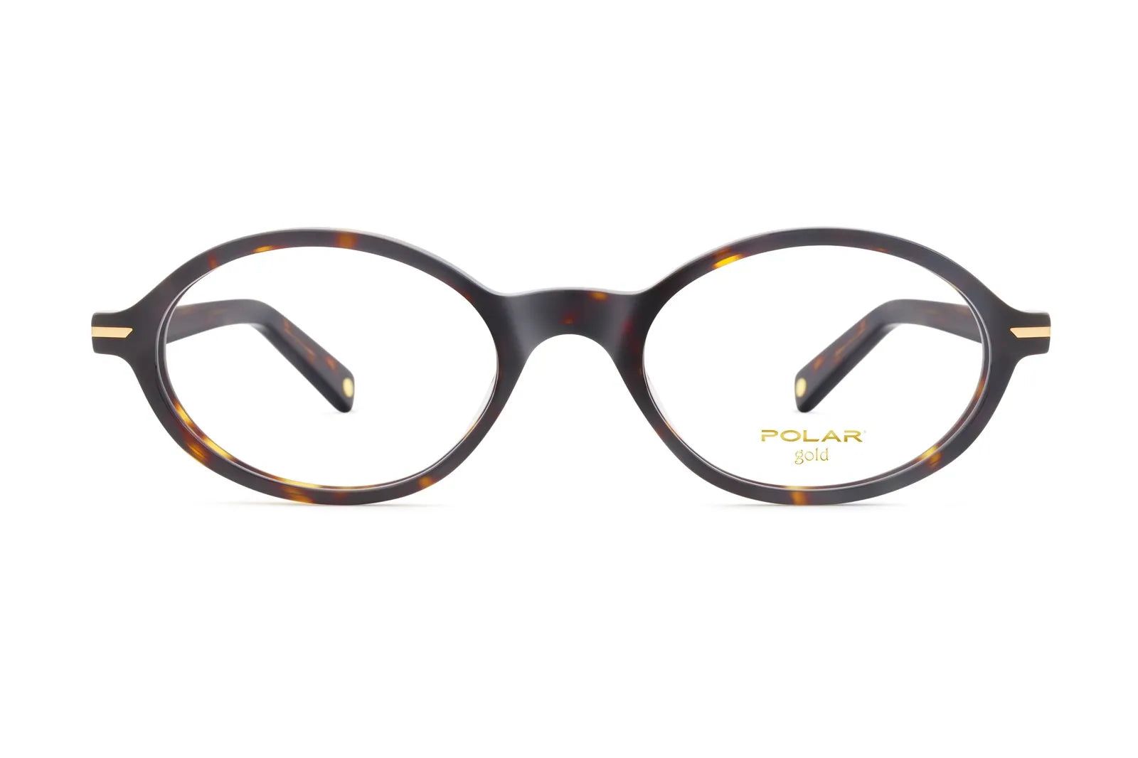 Polar Gold Icaro optical frame in colour 428, front view on a white background