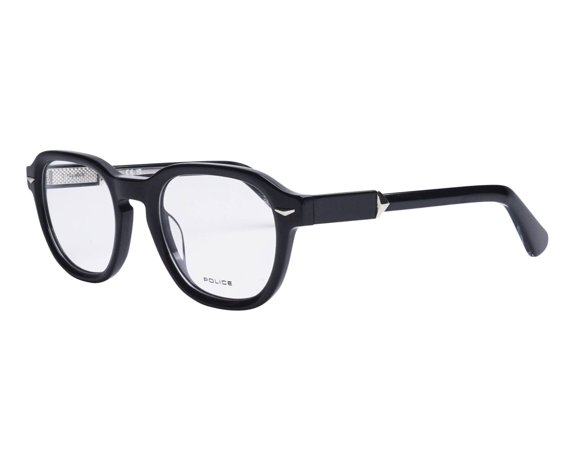 Police VPLG81 optical frame in colour 700Y, front view on a white background
