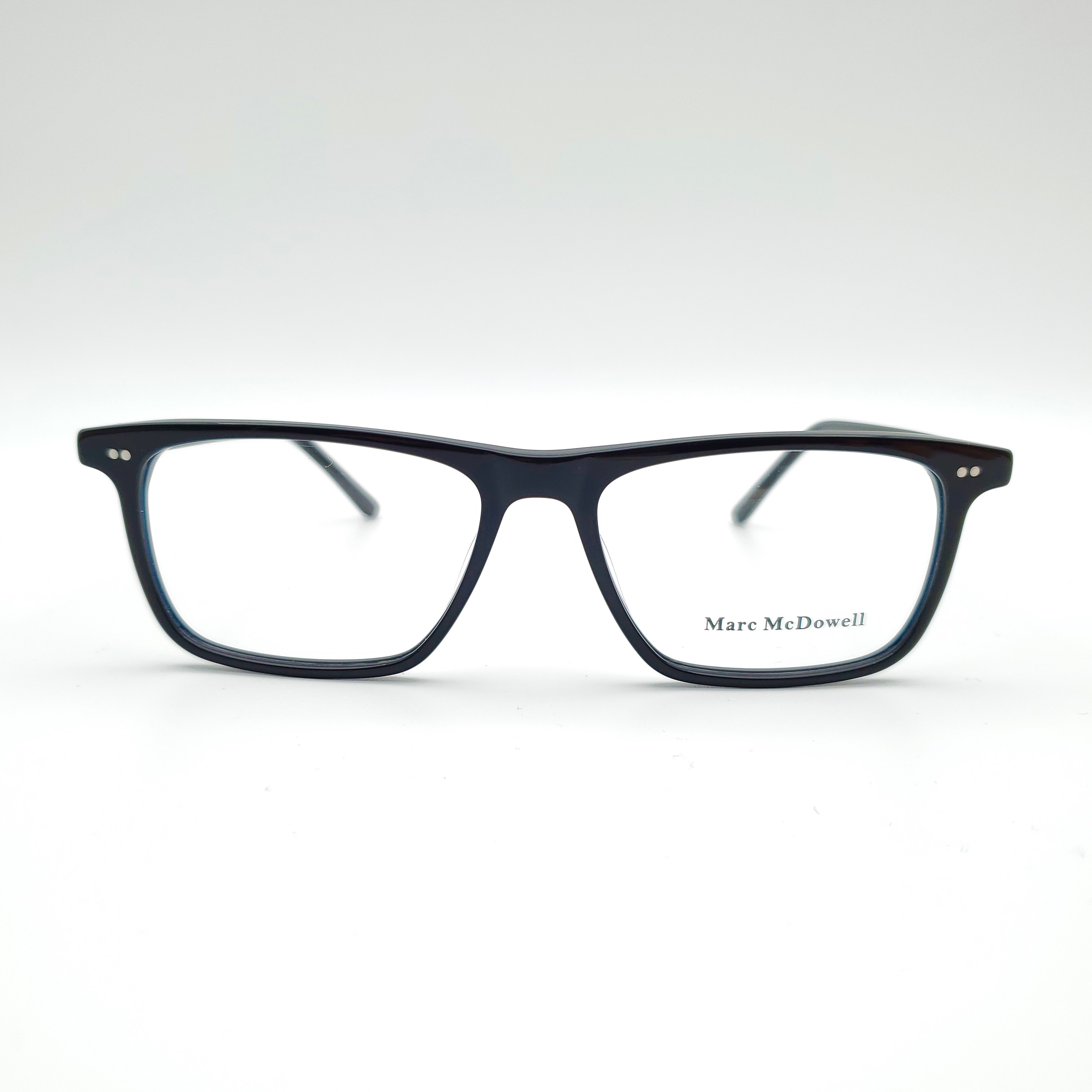 Marc McDowell 1386 optical frame in colour C1, front view on a white background