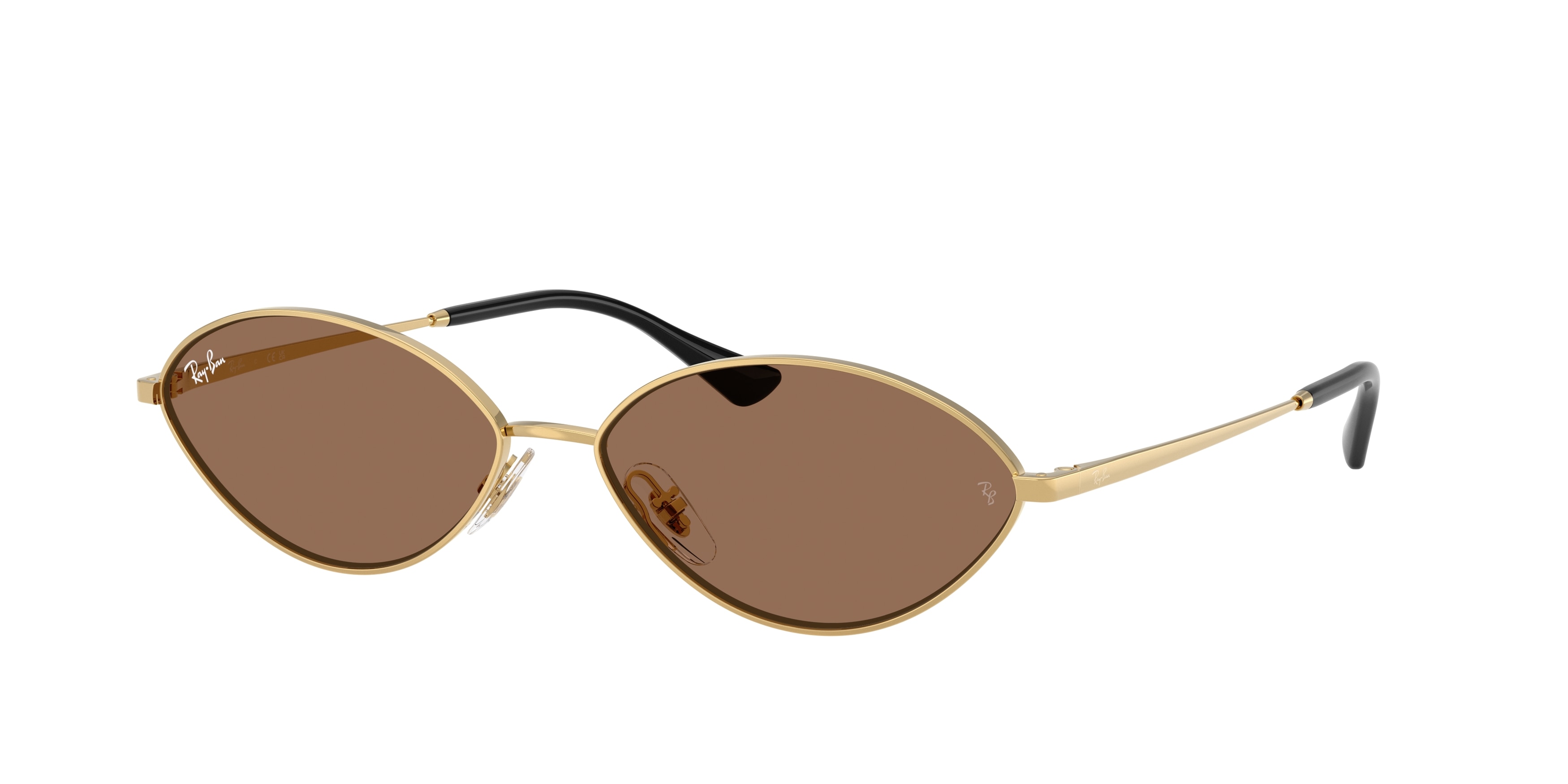 Ray-Ban RB3757 sunglasses in colour 001/73, front view on a white background