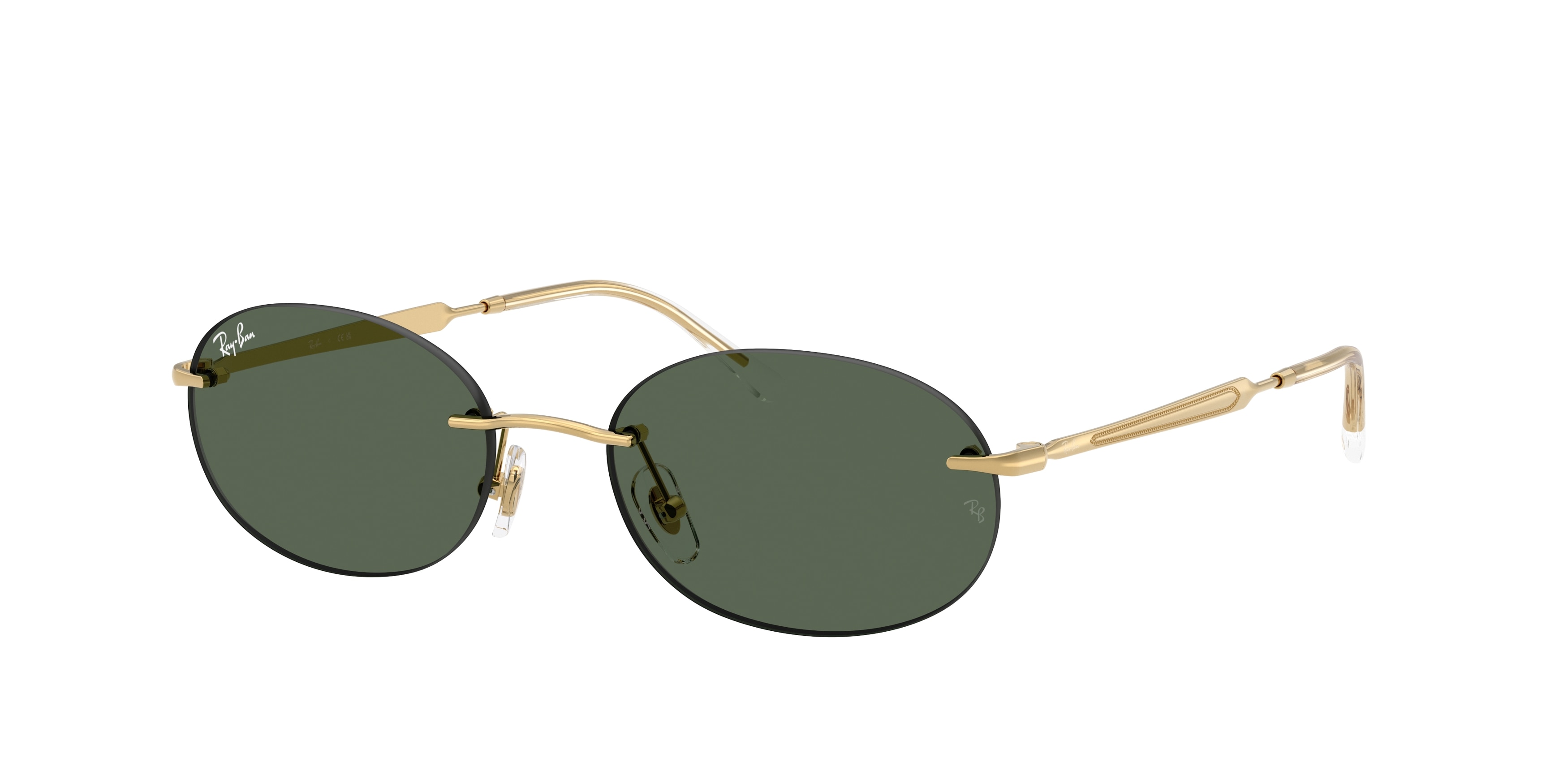 Ray-Ban RB3767 sunglasses in colour 001/71, front view on a white background